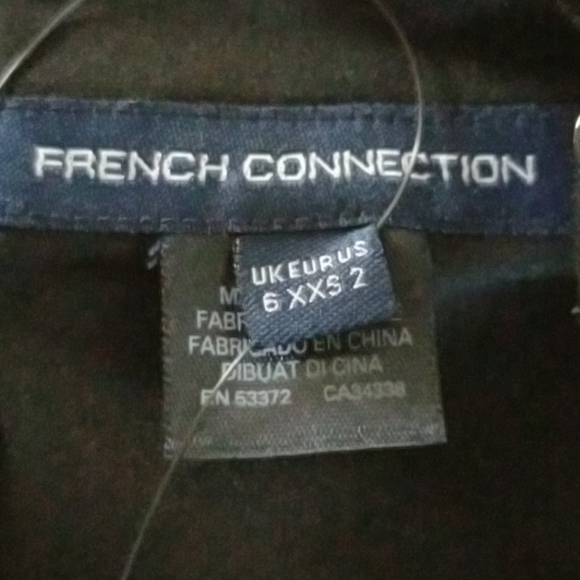 French Connection Sweetheart Flared Leg Jumpsuit 2 - Picture 16 of 16